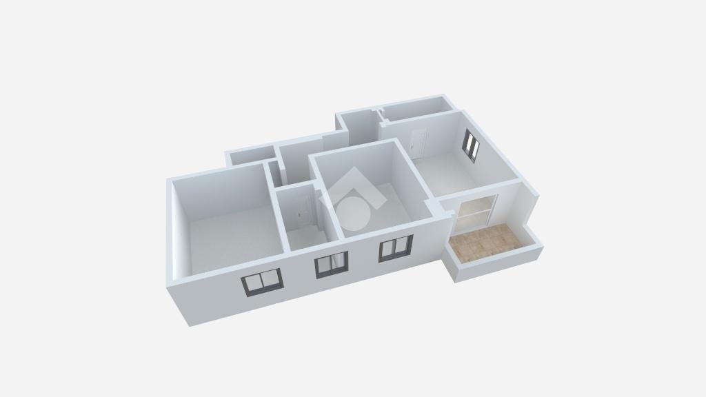 Trilocale Viale Giovanni Suzzani, Milano (zona Bicocca) - planimetria 1