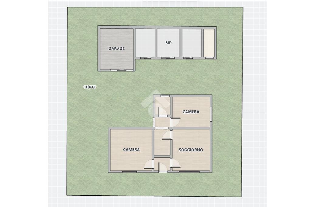 Independent house Via dello Storno, Ravenna (neighborhood San Marco) - floor plans 1