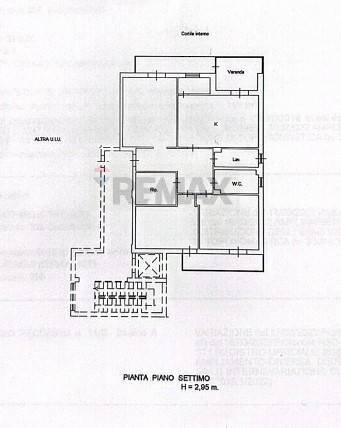 Pianta 2D - Appartamento Viale Biagio Pecorino
 
14 c, Catania - planimetria 1