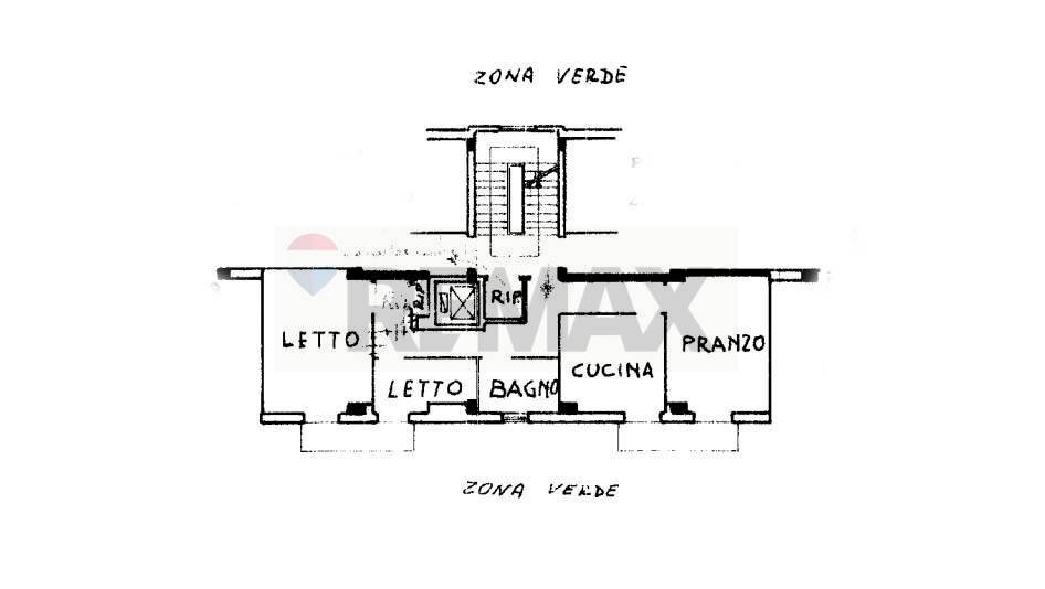 Pianta 2D - Trilocale via sallustio
 
18, Gela - planimetria 1