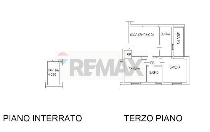 Pianta 2D - Four-room apartment Via Agostino Berenini
 
164, Fidenza - floor plans 1