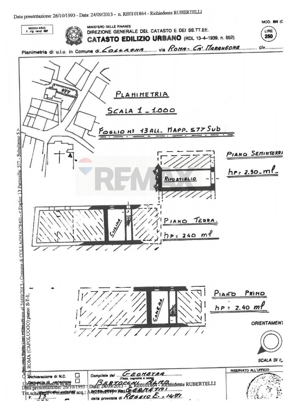 Pianta 2D - Bilocale Ventasso - planimetria 1
