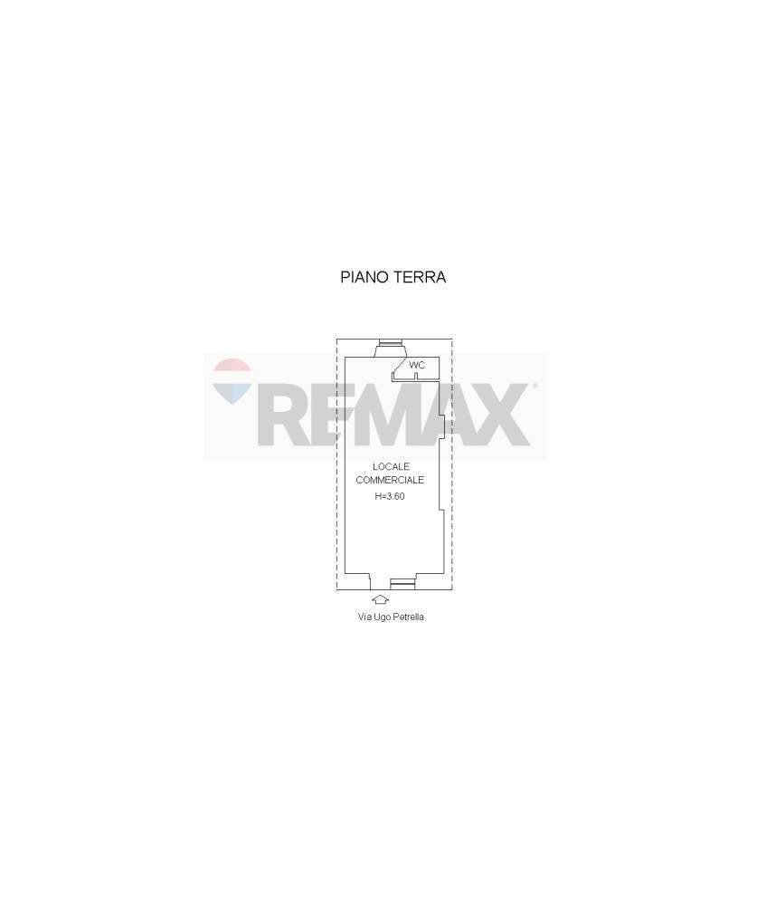 Pianta 2D - Locale Commerciale Via Ugo Petrella
 
2, Campobasso - planimetria 1