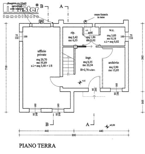 Foto 22 - Ufficio via sant'angelo, Treviso - planimetria 1