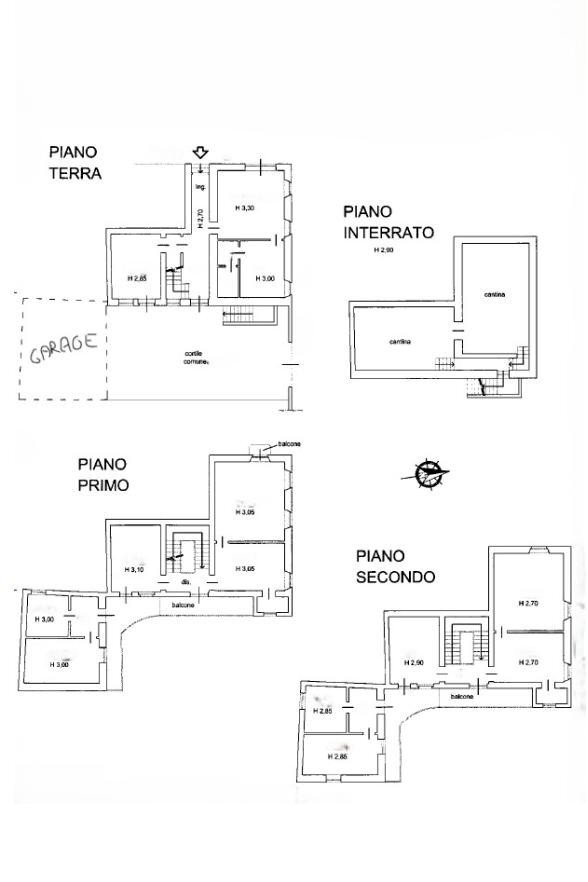 Stabile - Palazzo via Padre Michele da Carbonara, Tortona - planimetria 1