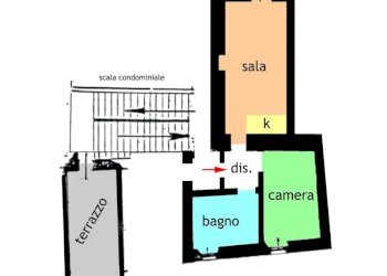 Planimetria - Bilocale via Vittorio Emanuele II, Garessio - foto 25