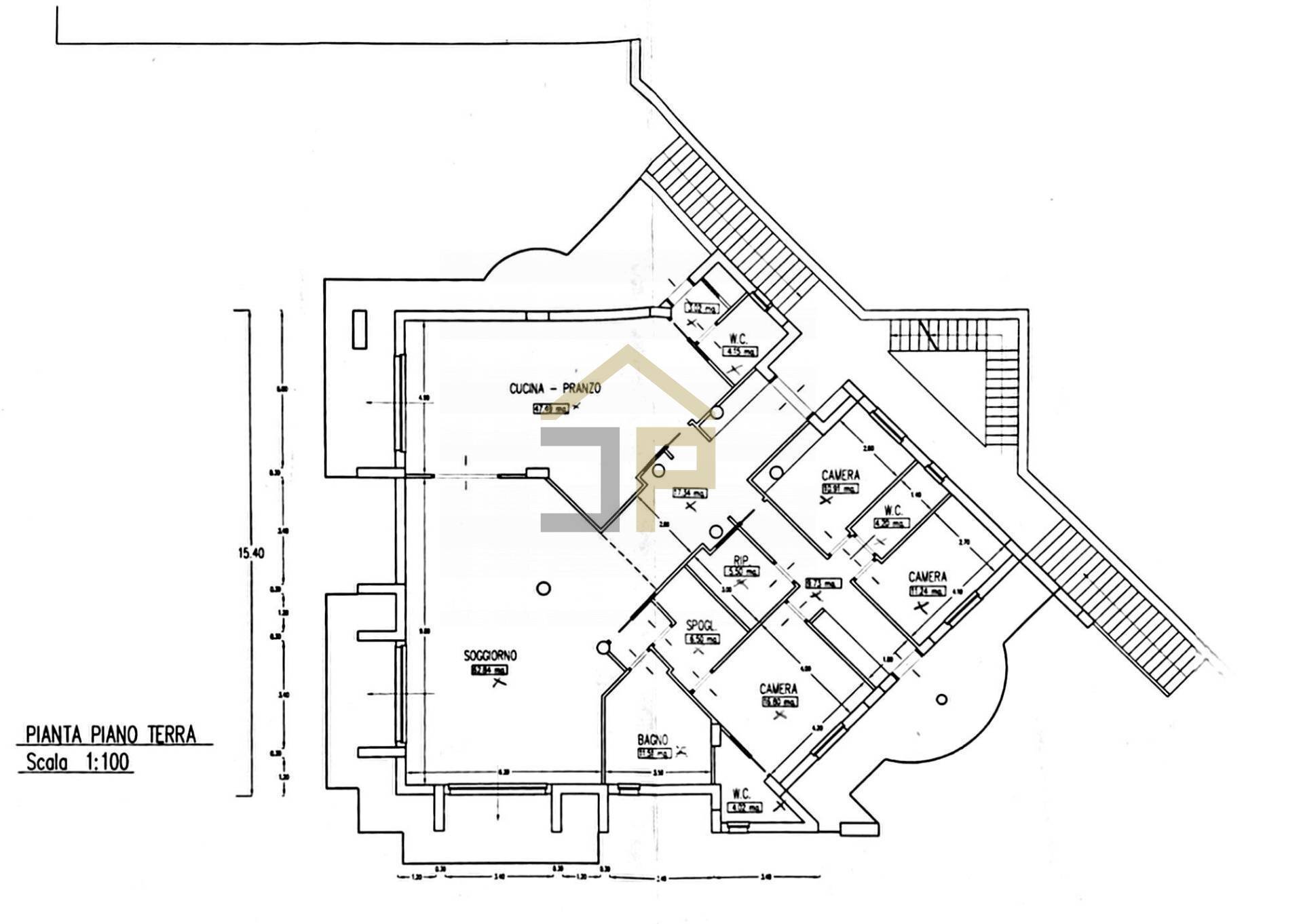 Foto 38 - Villa Contrada Concivivi, Balestrate - planimetria 1