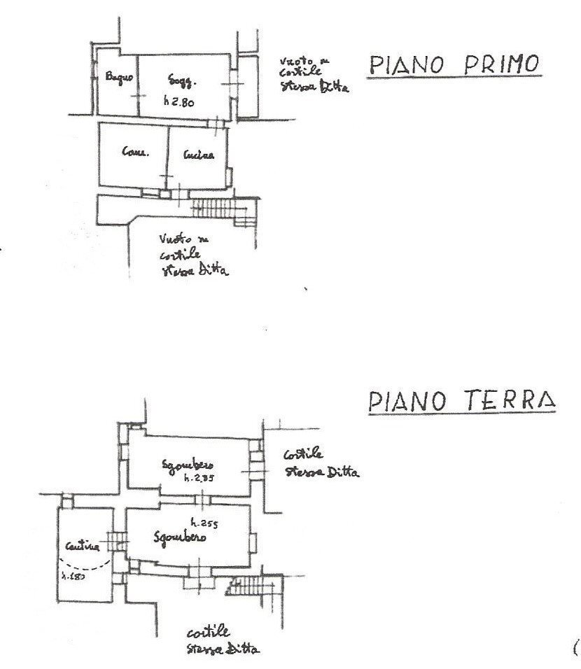 Independent house hamlet Madonna Delle Grazie, Cuneo - floor plans 1