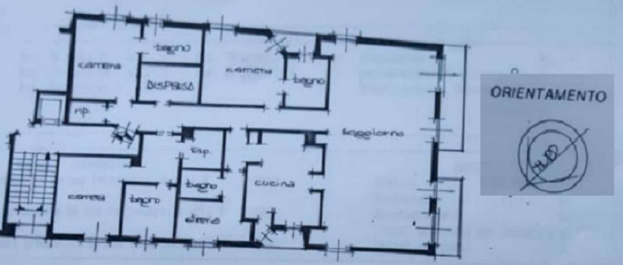 Planimetria - Appartamento CORSO VALPARAISO, Chiavari - planimetria 1