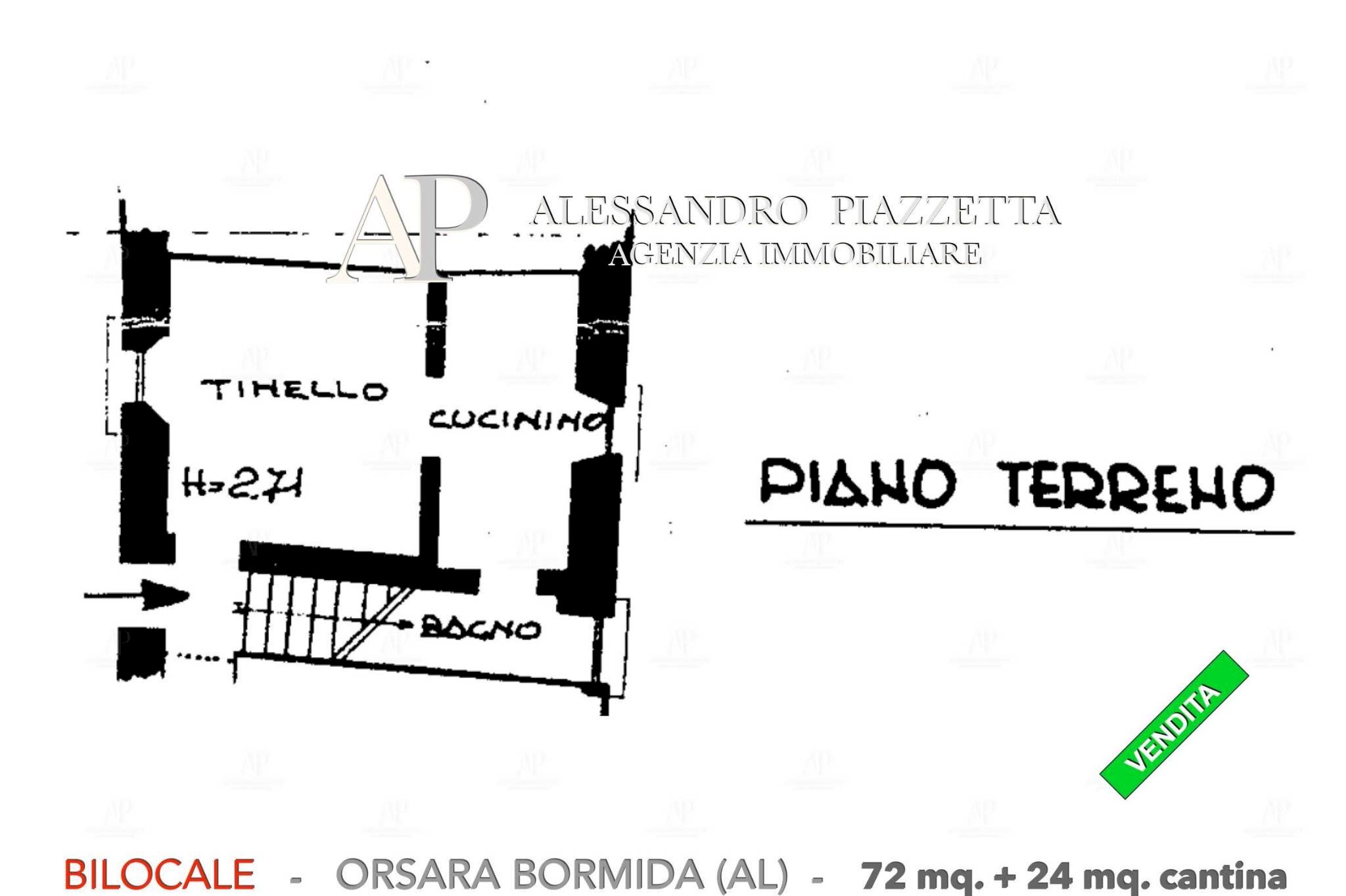Independent house Orsara Bormida - floor plans 1