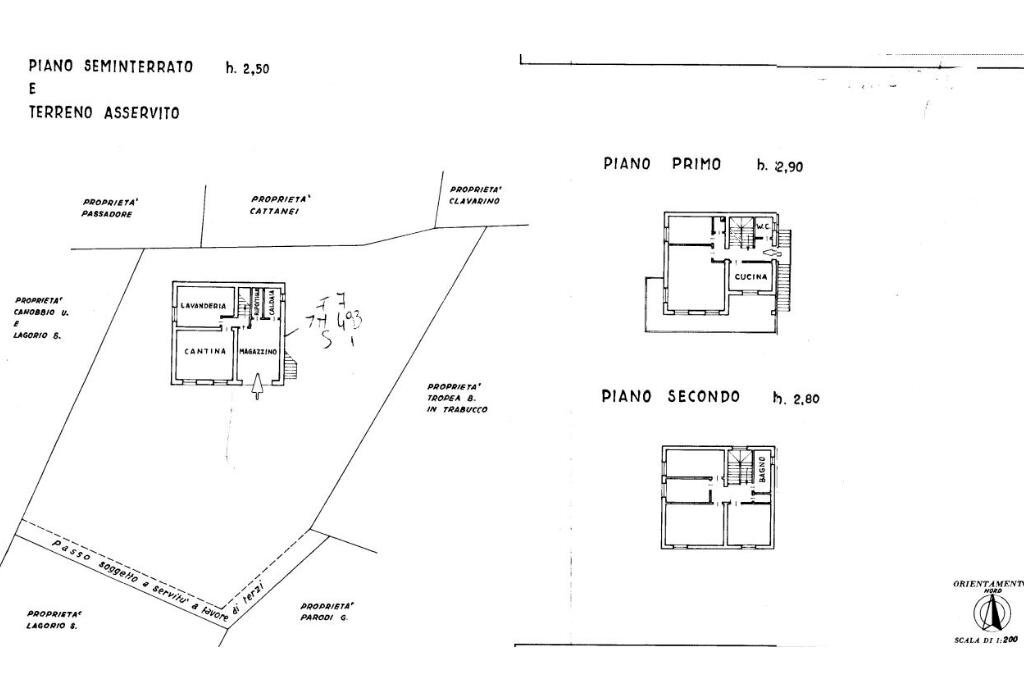 Villa Via Seriallo, Casella - floor plans 1