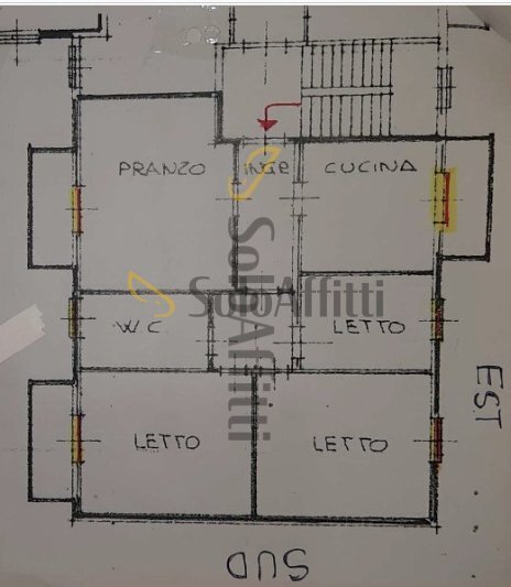 Piantina.jpg - Quadrilocale Novi di Modena - planimetria 1