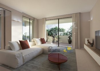 QUADRILOCALE giorno_living 02.jpg - Quadrilocale Via Nicola Calipari 13, Parma - foto 3