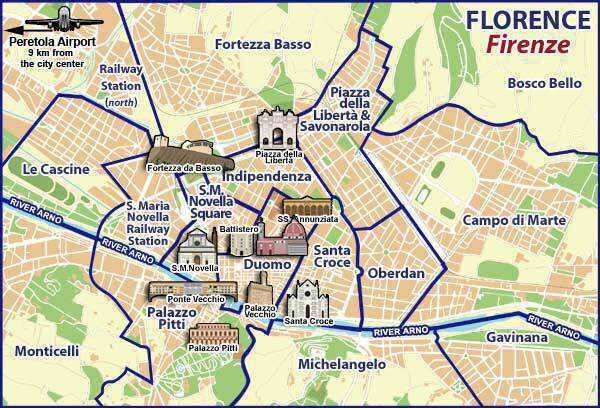 mappafirenze.jpg - Casa indipendente Firenze - planimetria 1