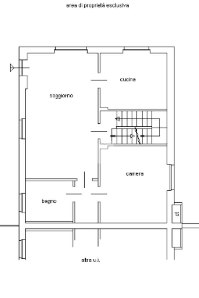 Porzione di casa Via Perosi, Rivalta di Torino - planimetria 1