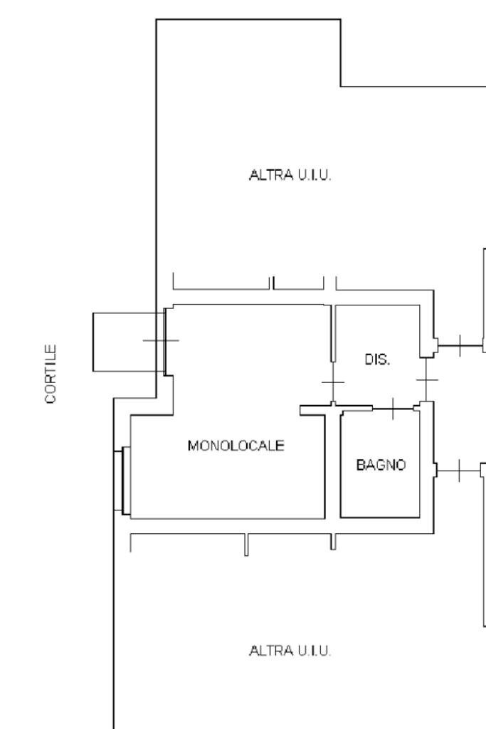 Monolocale Viale Luigi Beltramo, Rivoli - planimetria 1