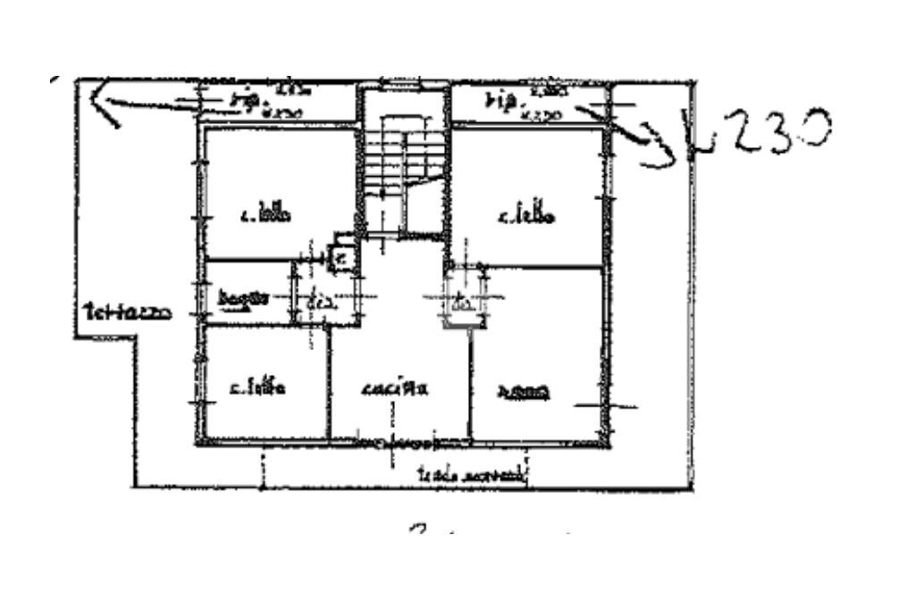 Attic Via Tintoretto, Cervia - floor plans 1