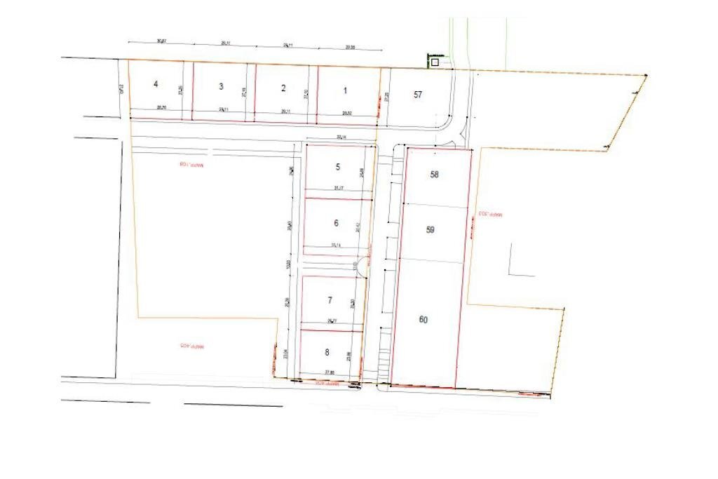 Terreno edificabile Via Giovanni Pesce, Carpi - planimetria 1