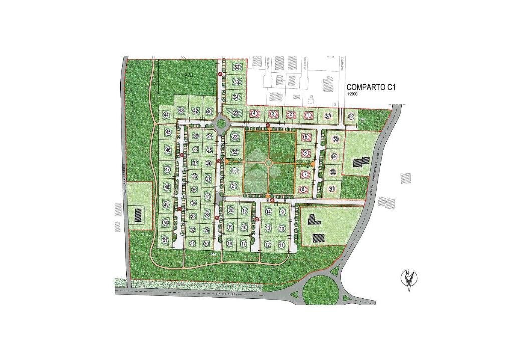 Building land Via della Giustizia, Carpi - floor plans 1