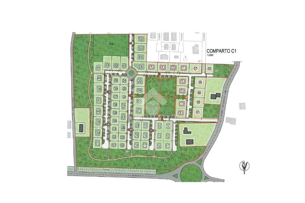 Terreno edificabile Via della Giustizia, Carpi - planimetria 1