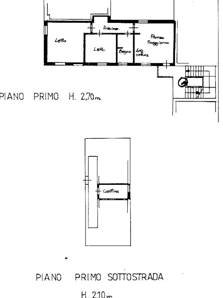 Trilocale Via Don Luigi Roncagli, Castelfranco Emilia - planimetria 1