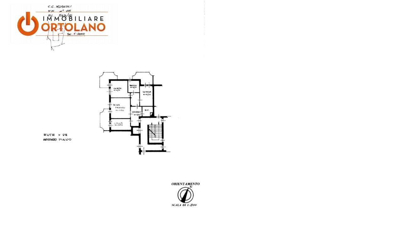 Foto 21 - Trilocale Via Mercato
 
26, Cervignano del Friuli - planimetria 1