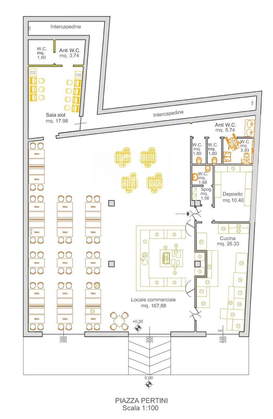 Foto 8 - Bar Tavola Calda - Fredda Piazza Pertini
 
11, Cisternino - planimetria 1