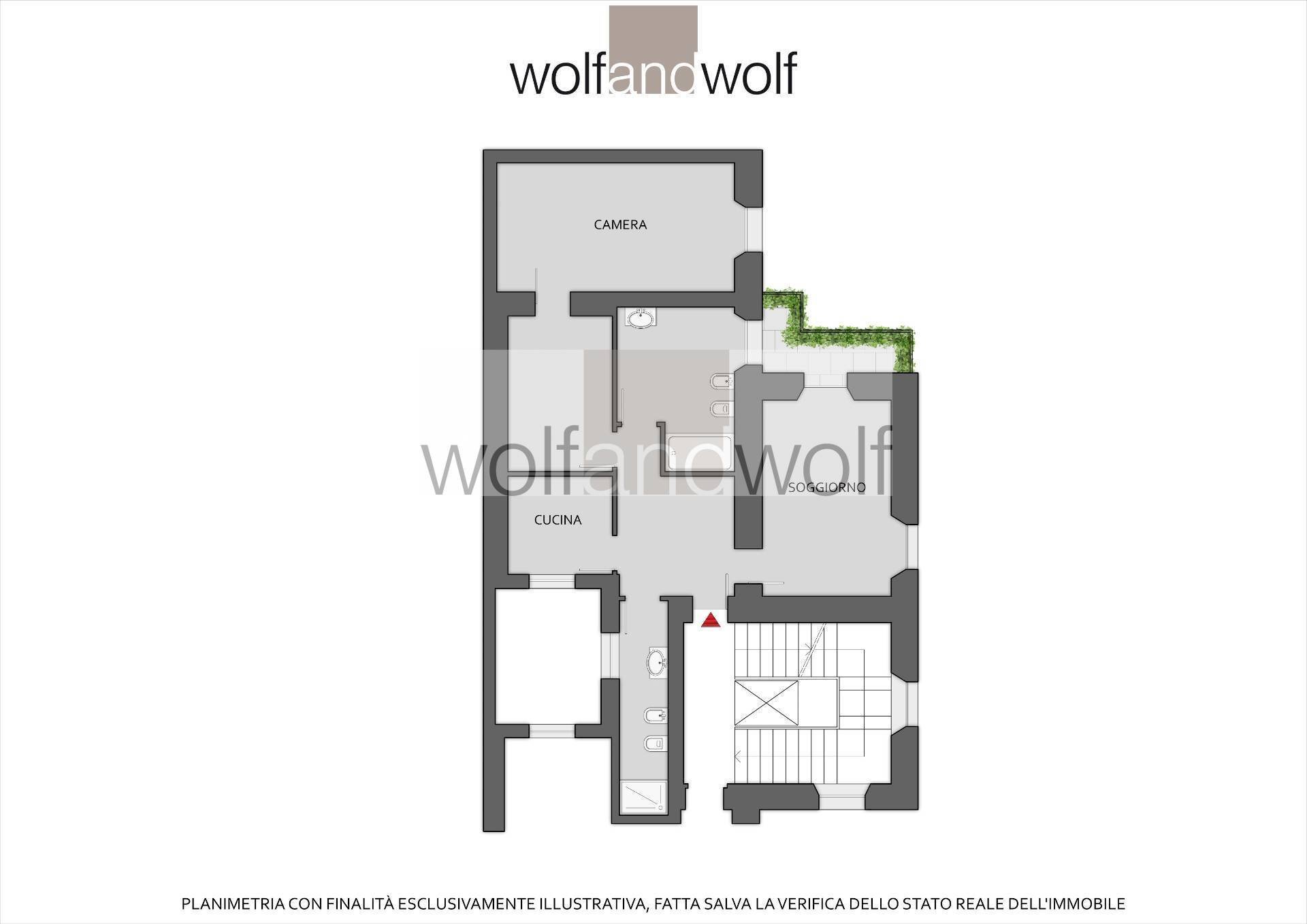 Foto 15 - Trilocale Via Giuseppe Revere
 
9, Milano - planimetria 1