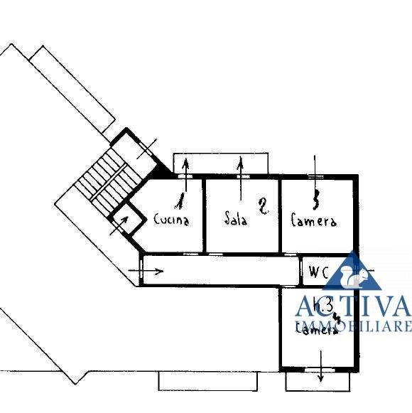 Foto 30 - Trilocale Via Luigi Cadorna
 
3, Canegrate - planimetria 1