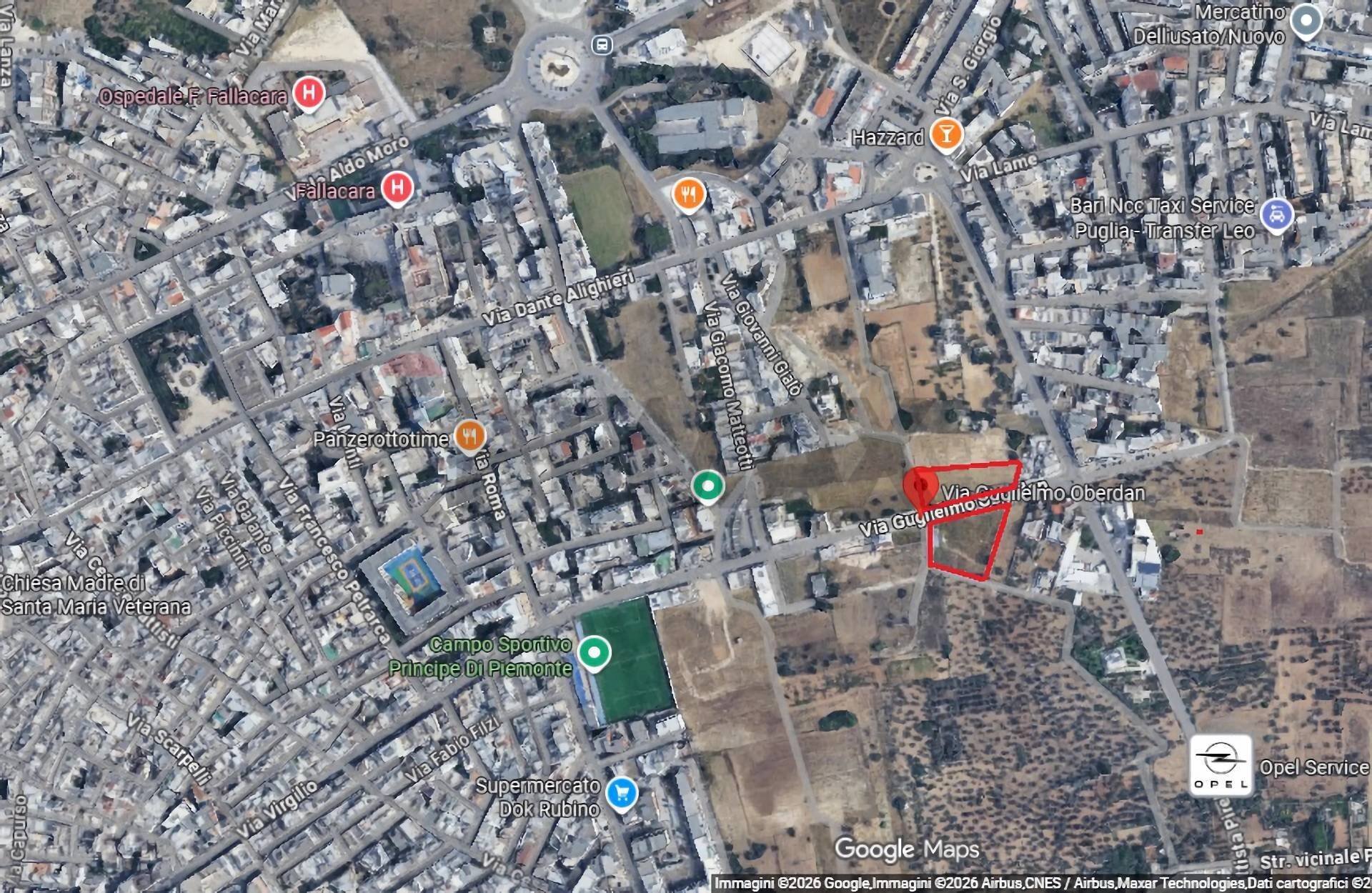 Posizione della mappa - Terreno edificabile Via Oberdan, Triggiano - foto 2