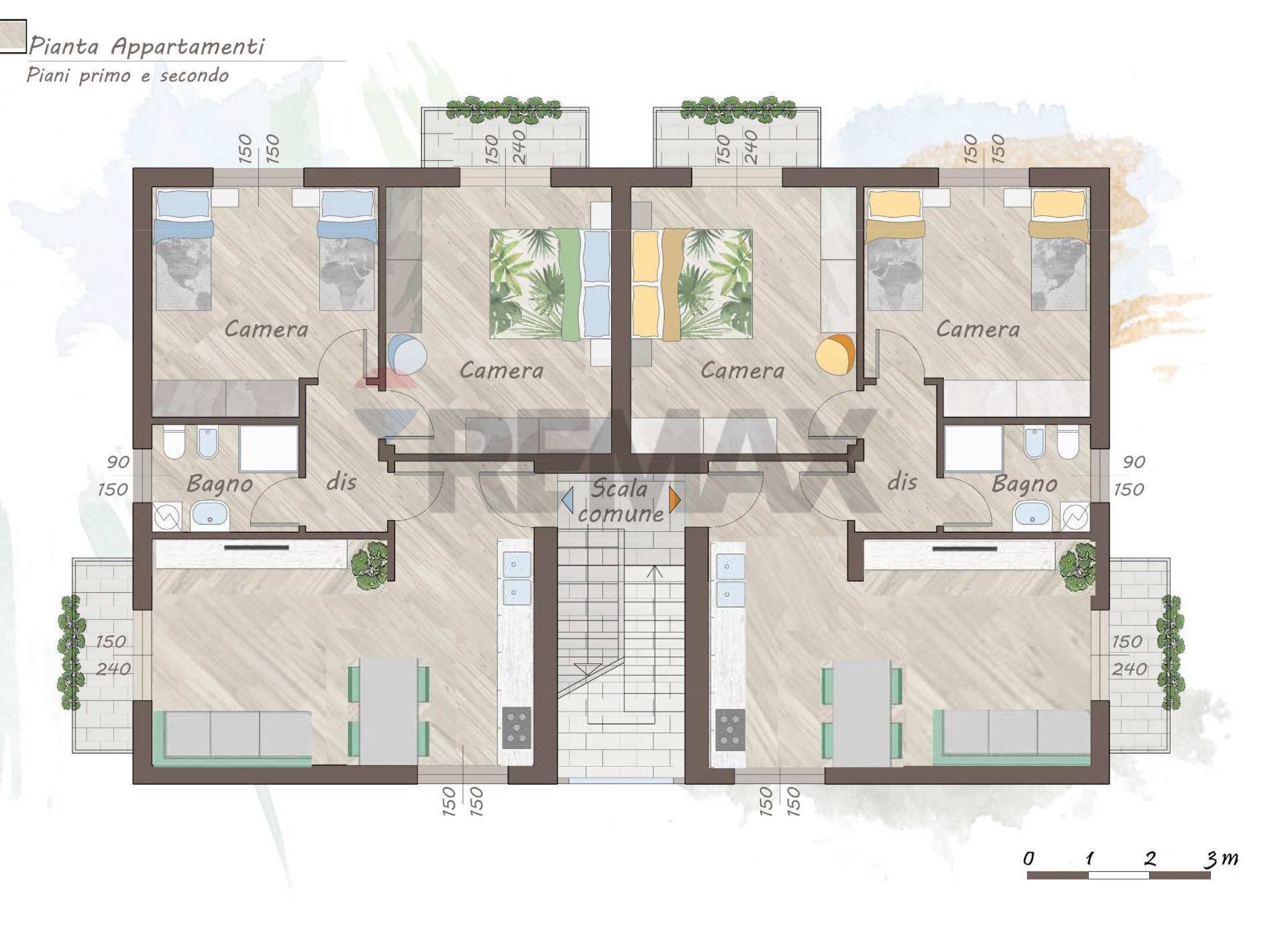 Pianta 2D - Trilocale Via Monfalcone
 
9, Varese - planimetria 1