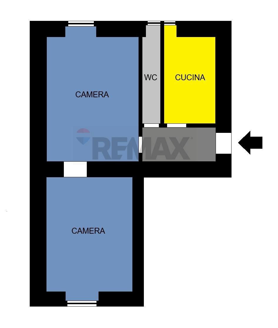 Pianta 2D - Trilocale Via Nuova Poggioreale
 
21D, Napoli - planimetria 1