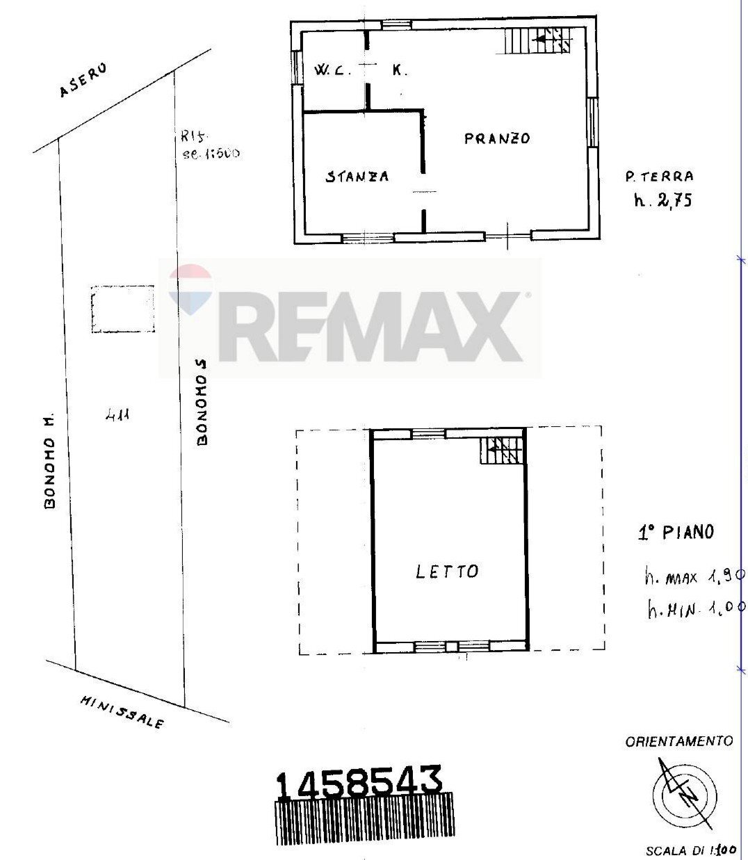 Pianta 2D - Villa Str Milia, Biancavilla - planimetria 1