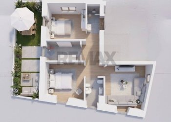 Pianta 3D - Quadrilocale Via Alba
 
4, Roma - foto 1