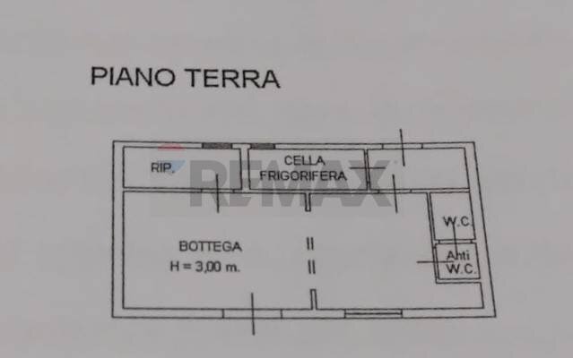 Pianta 2D - Locale Commerciale Via Aldo Moro
 
2, Santa Venerina - planimetria 1