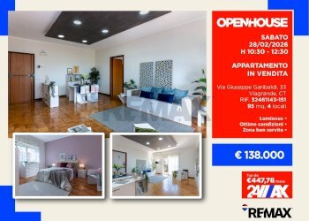 Pianta 3D - Quadrilocale via giuseppe garibaldi
 
33, Viagrande - foto 1