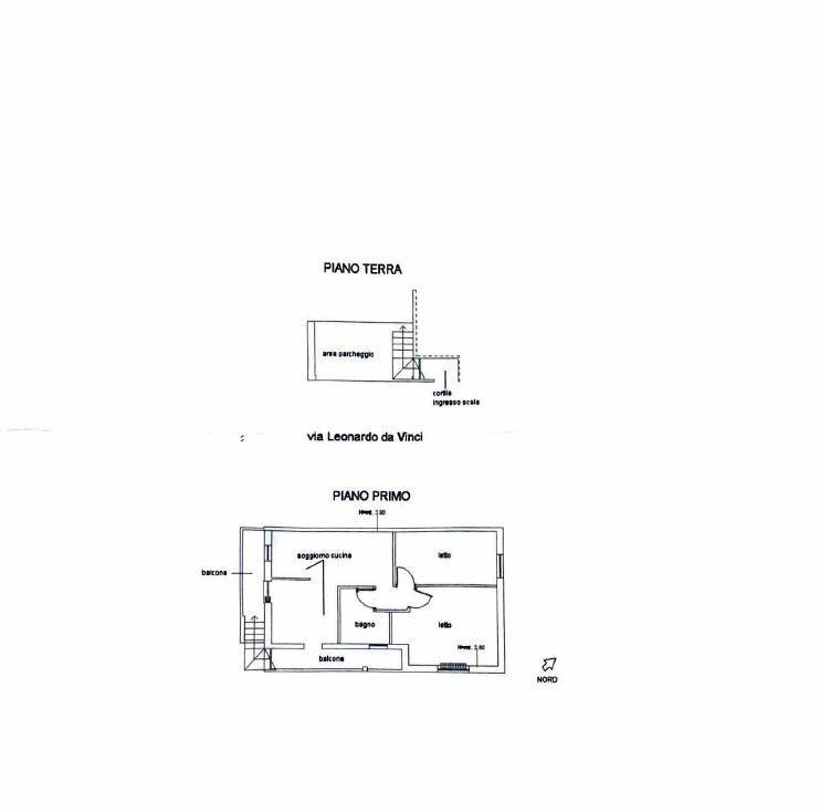 Foto 14 - Trilocale Via L. da Vinci
 
3, Arzachena - planimetria 1