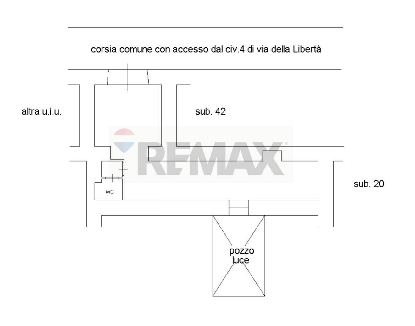 Pianta 2D - Commercial Premises via libertà
 
4, Palermo - floor plans 1