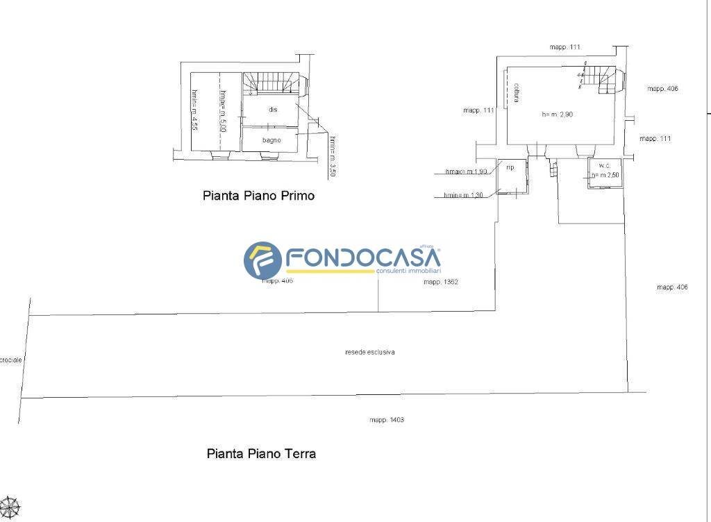 planimetria - Villa via crociale, Pietrasanta - planimetria 1