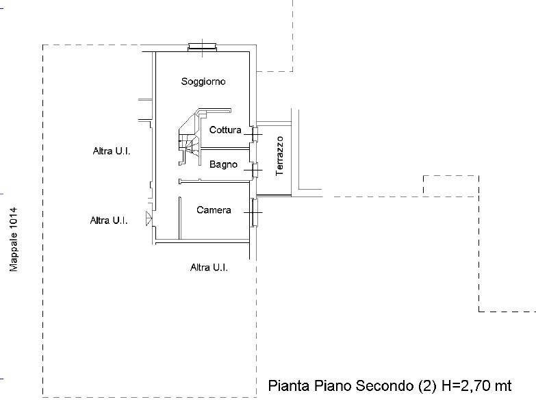 Foto 36 - Trilocale VIA XI FEBBRAIO
 
21, Lecco - planimetria 1