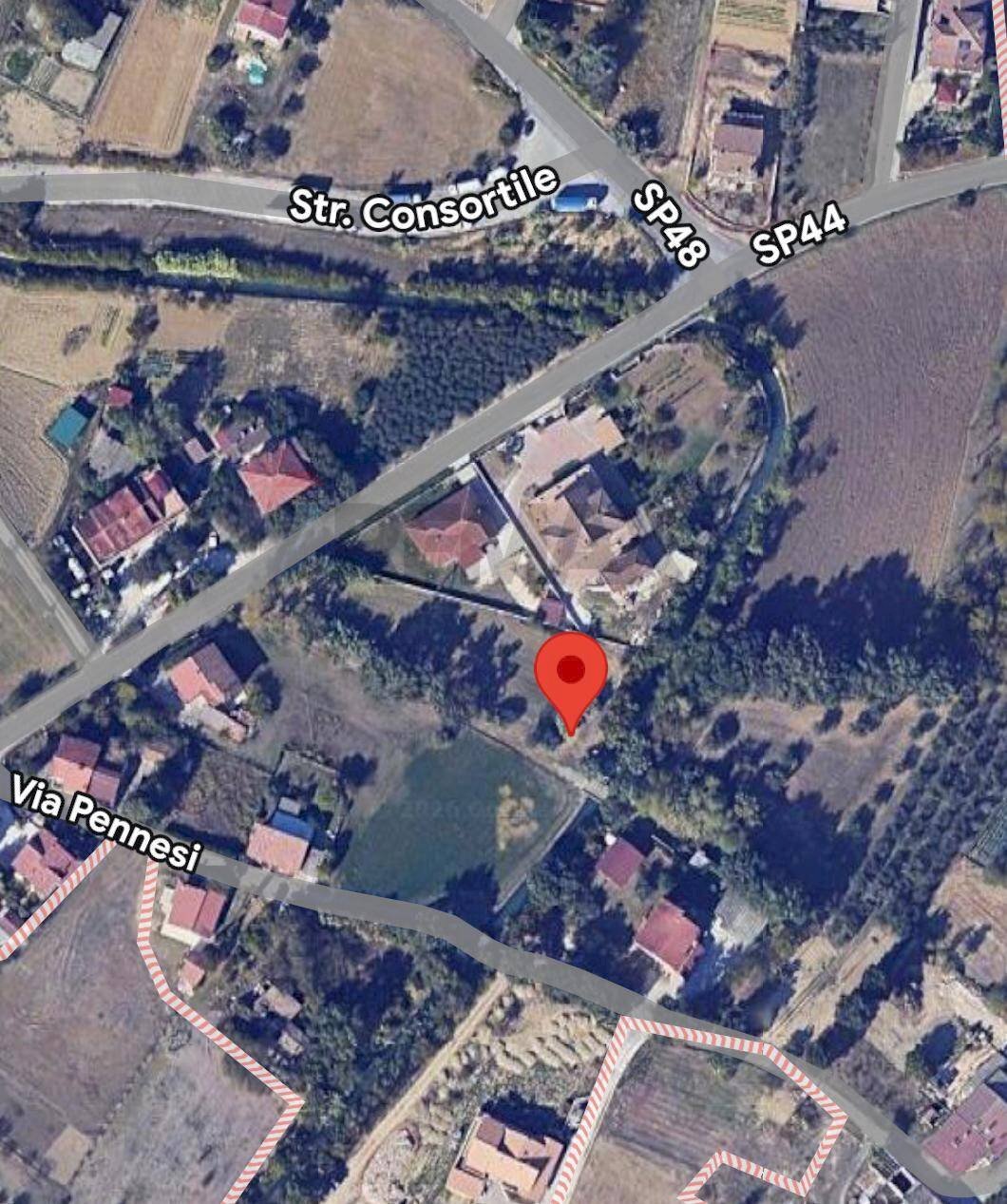 Posizione della mappa - Terreno edificabile Contrada Ticchione, Alanno - foto 1