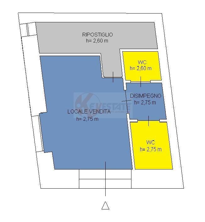 Foto 12 - Locale Commerciale via università
 
56, Sassari - planimetria 1
