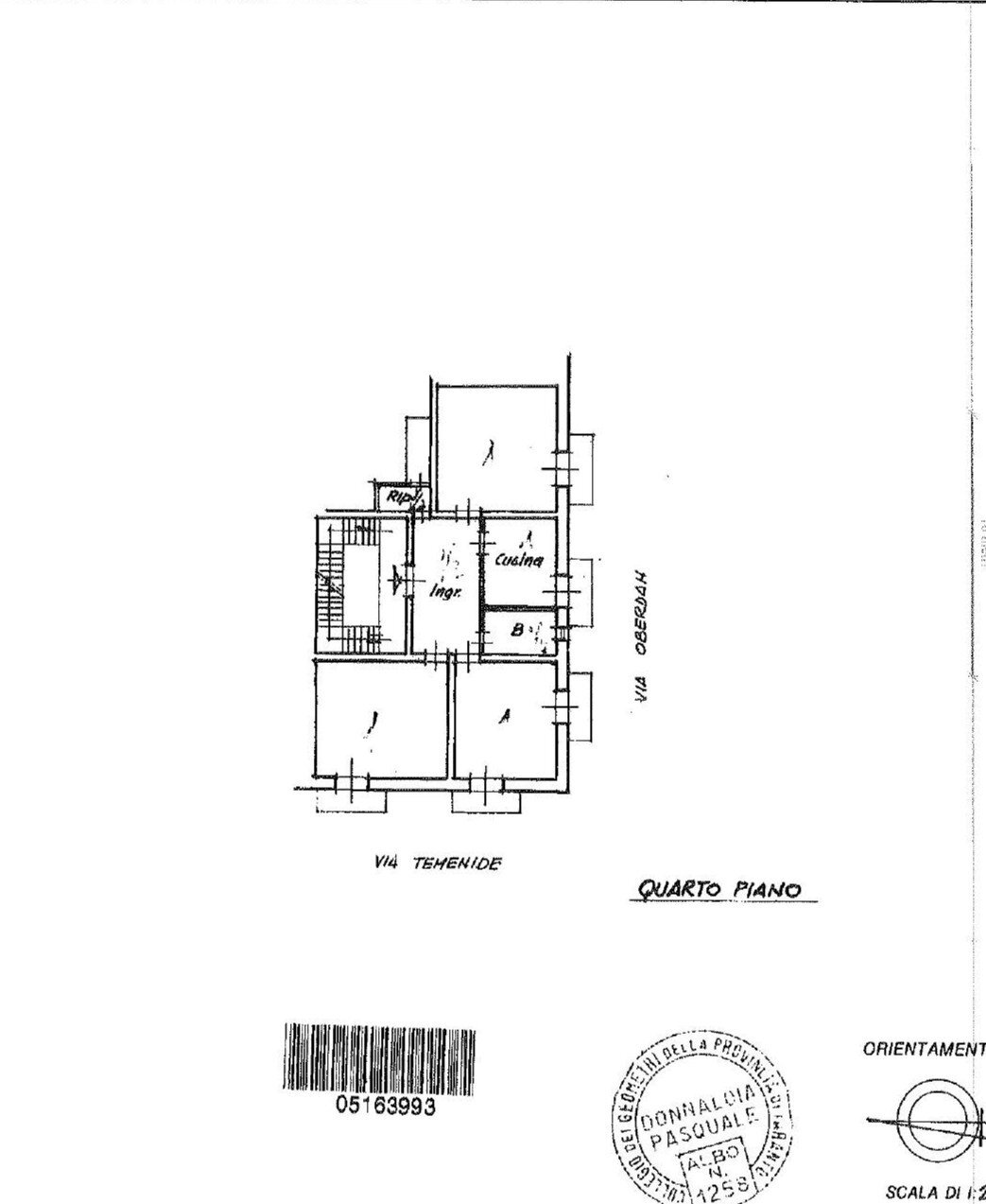 Foto 18 - Apartment Via Oberdan
 
109, Taranto - floor plans 1