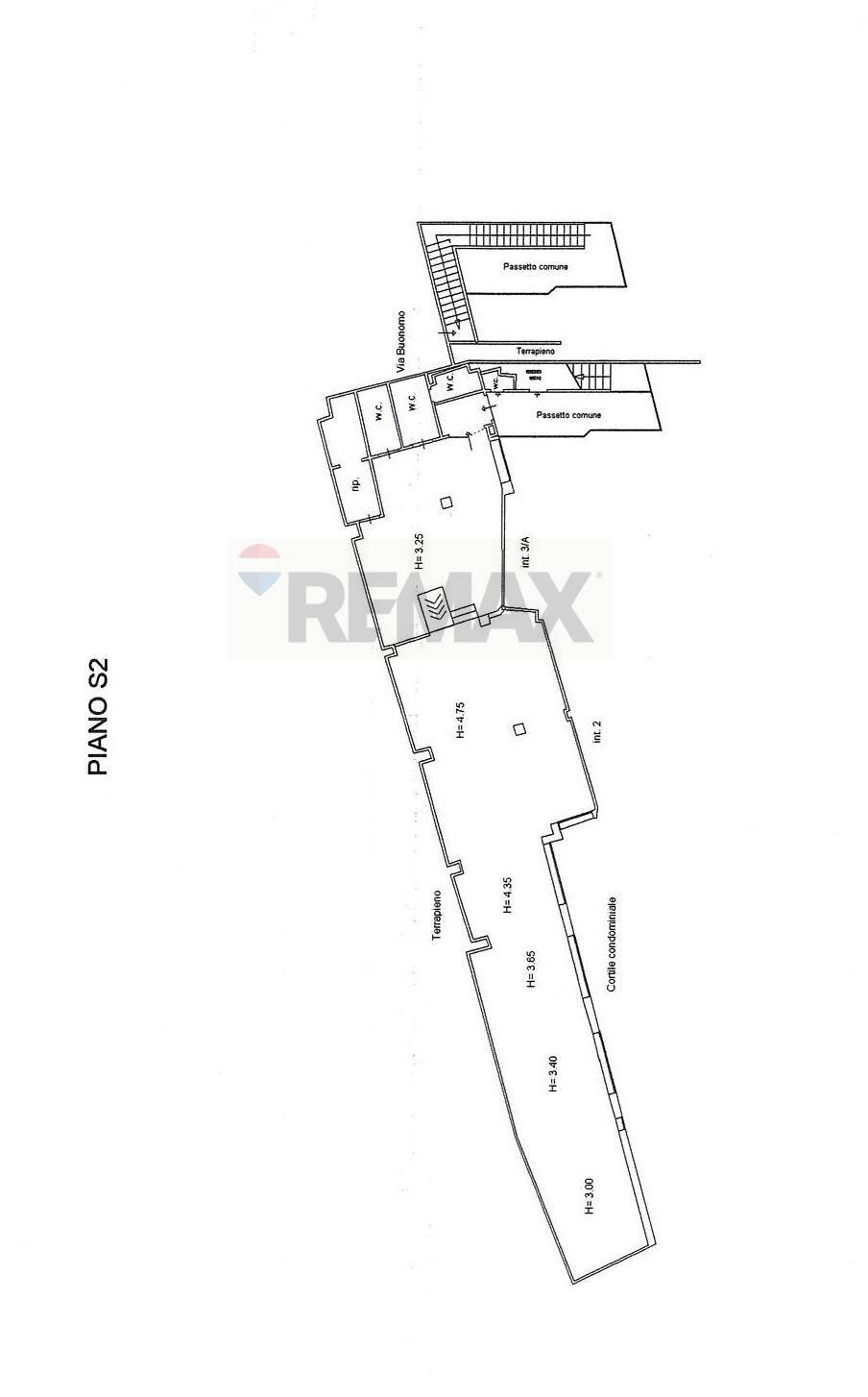 Pianta 2D - Commercial Premises via Bonomo
 
60, Napoli - floor plans 1