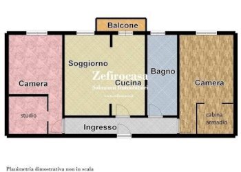 Planimetria - Trilocale Crevalcore - foto 14