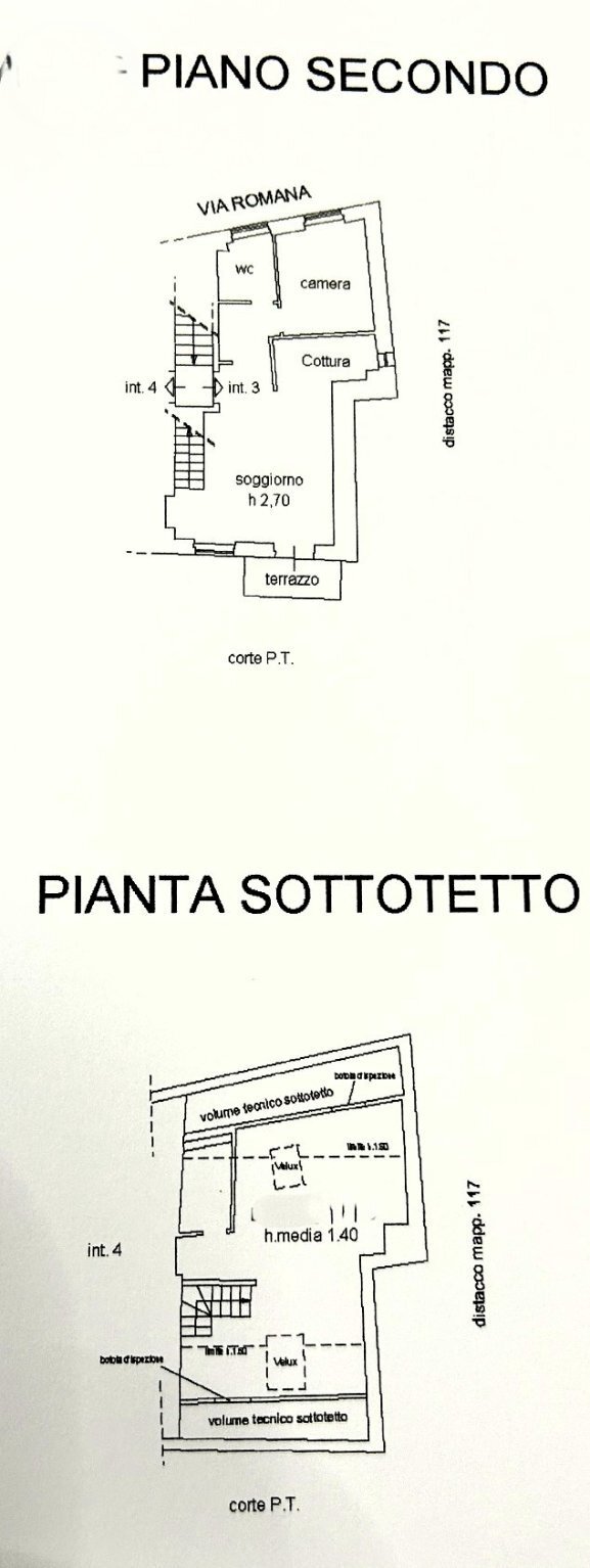 Appartamento via Romana, Camogli - planimetria 1