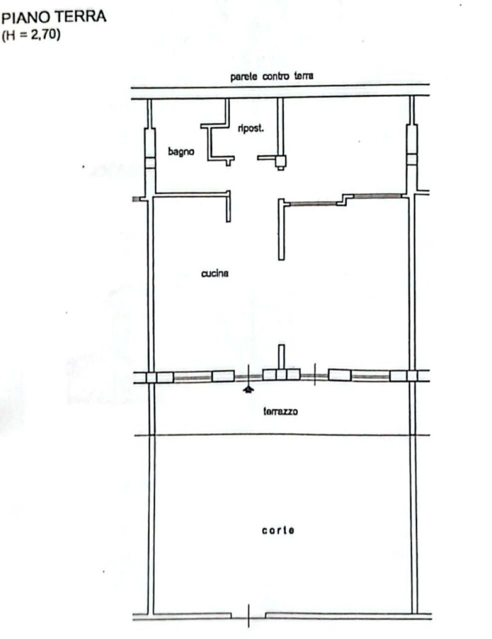 Three-room apartment via Giosuè Carducci, 51, Montepaone - floor plans 1