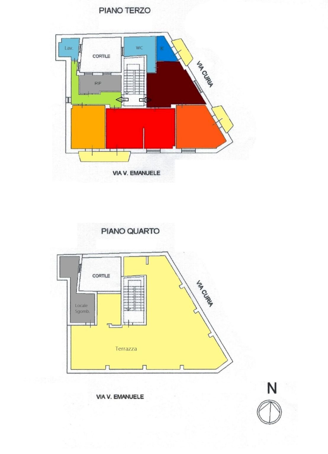 Appartamento via Curia, 3, Catania - planimetria 1