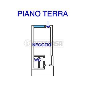 PLANIMETRIA - Locale Commerciale Via Roma 47, Palazzolo dello Stella - planimetria 1