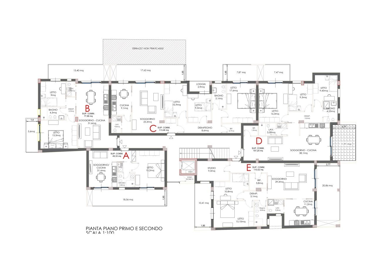 Piani primo e secondo_page-0001.jpg - Bilocale Via Sacro Cuore 1611, Modica - planimetria 1